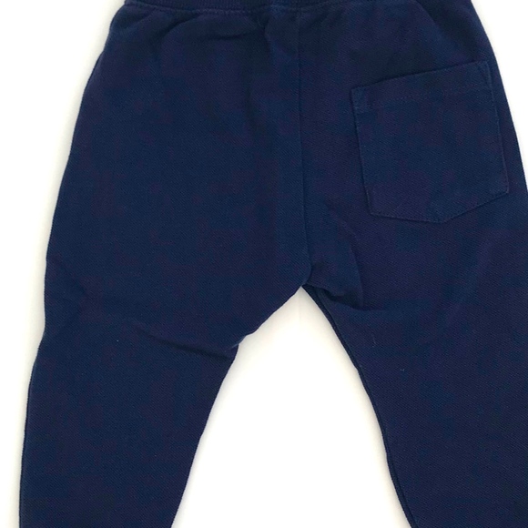 NWOT Zara Pique Navy Joggers - Picture 5 of 6